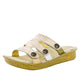 gold your own way sandal