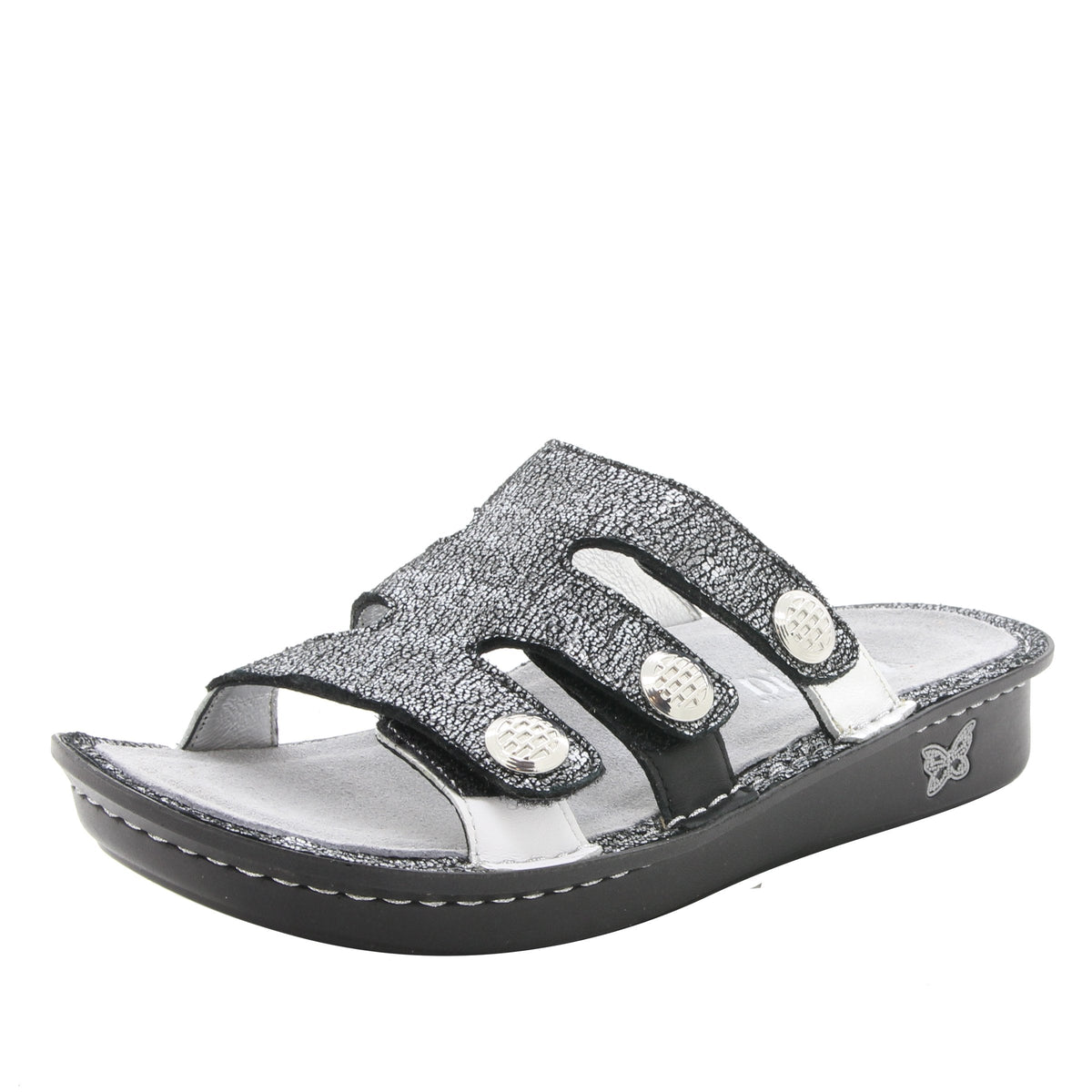 chirpy pewter sandal,36