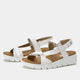 white sandal