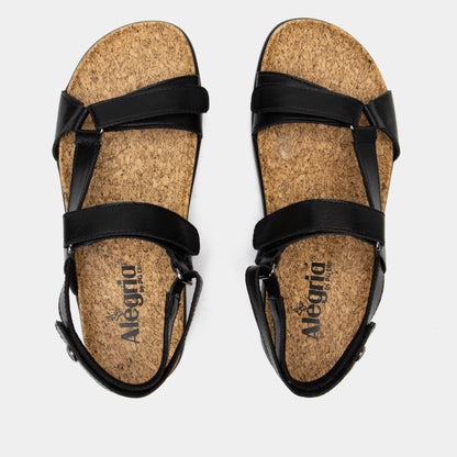 Alegria Henna Black Sandal