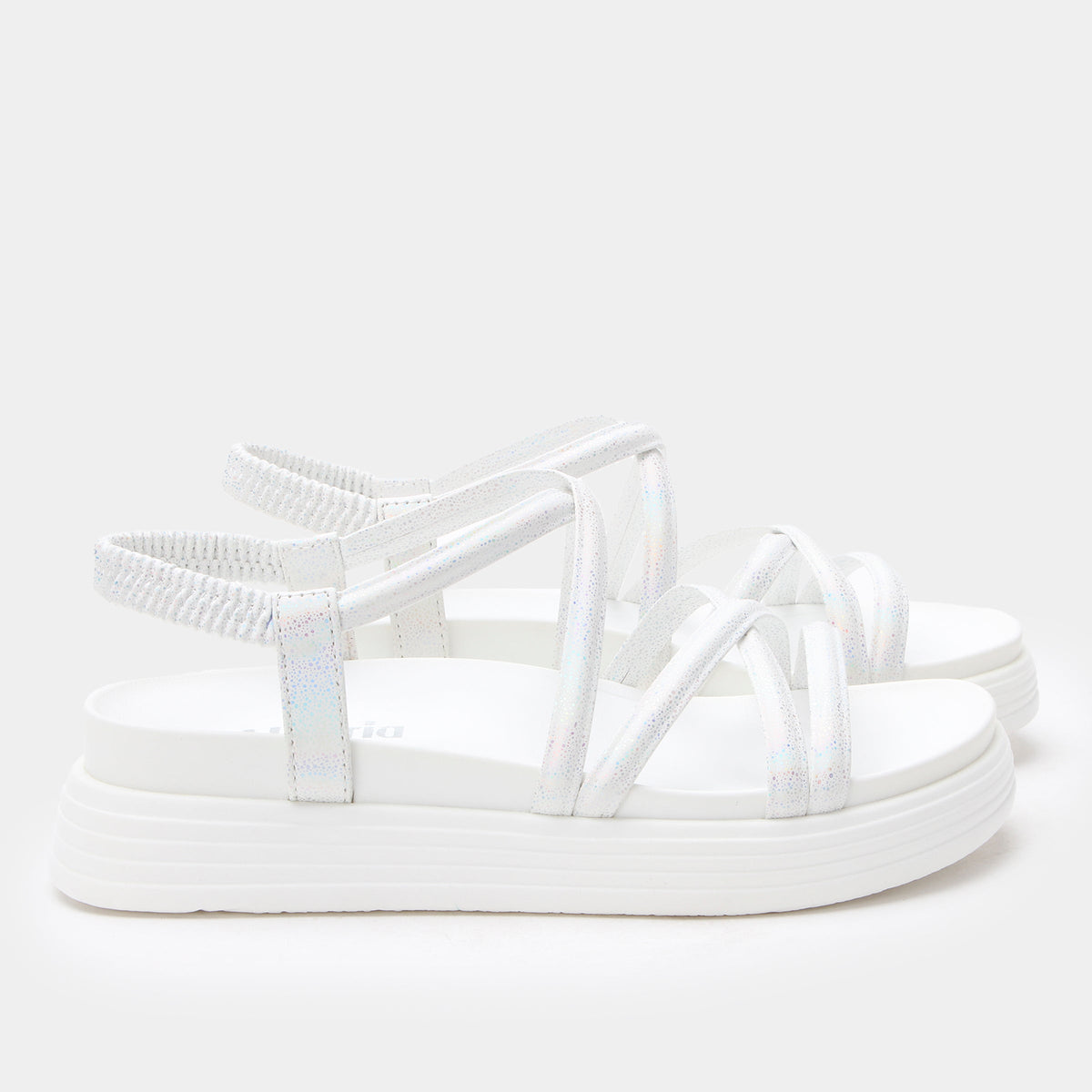 Alegria Audie Phosphorescence White Sandal