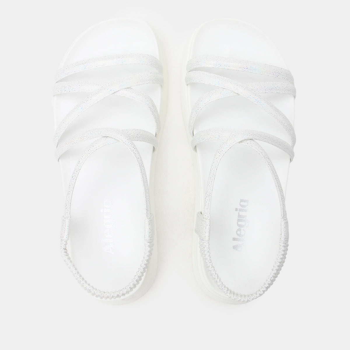 Alegria Audie Phosphorescence White Sandal