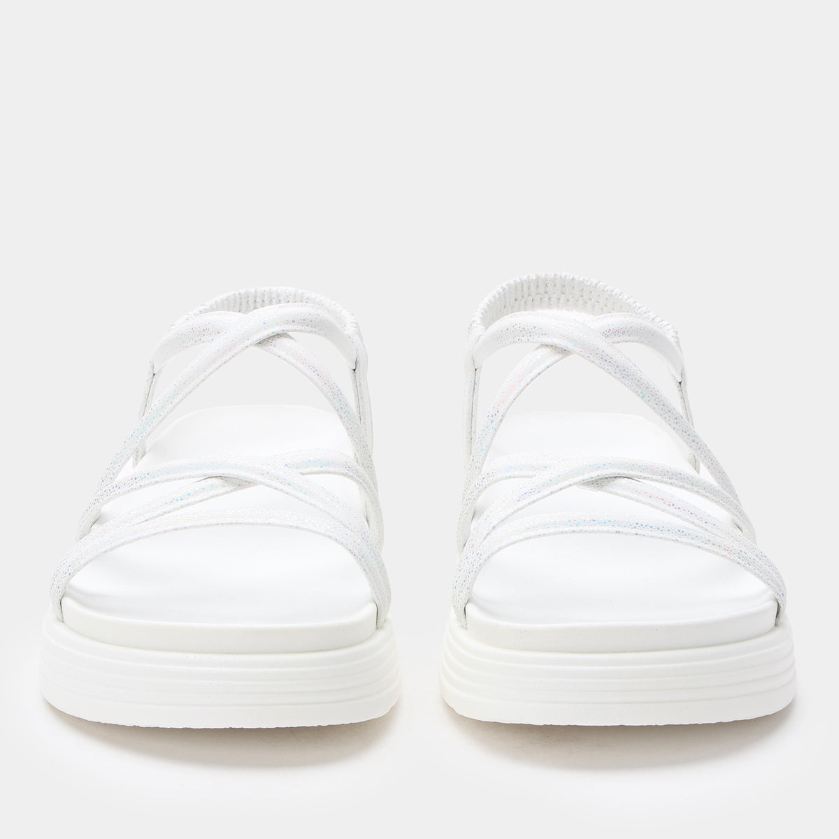 Alegria Audie Phosphorescence White Sandal