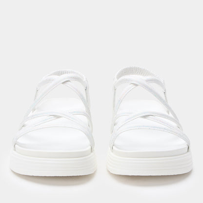 Alegria Audie Phosphorescence White Sandal