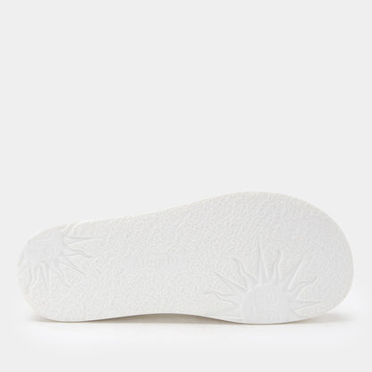 Alegria Audie Phosphorescence White Sandal