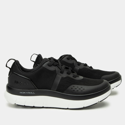 Alegria Eclips Black Mesh Shoe