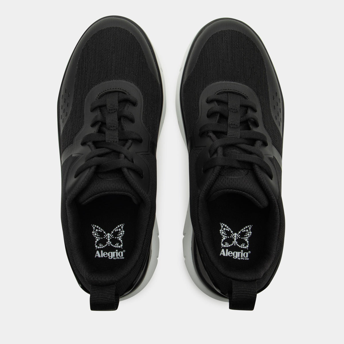 Alegria Eclips Black Mesh Shoe