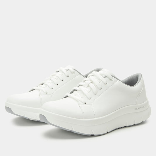 Alegria Flote White Shoe