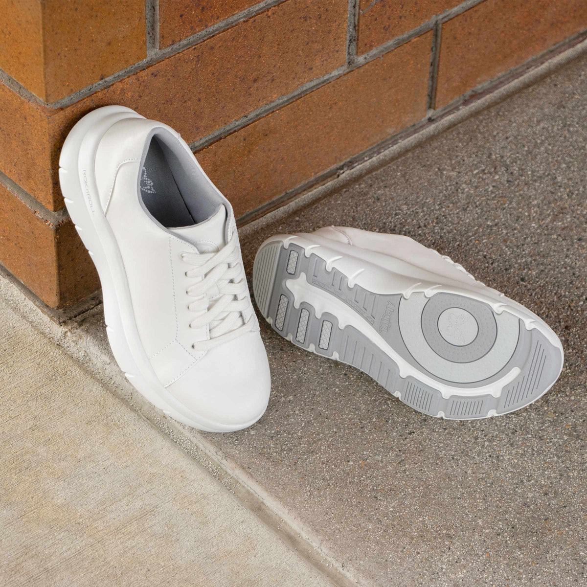 Alegria Flote White Shoe