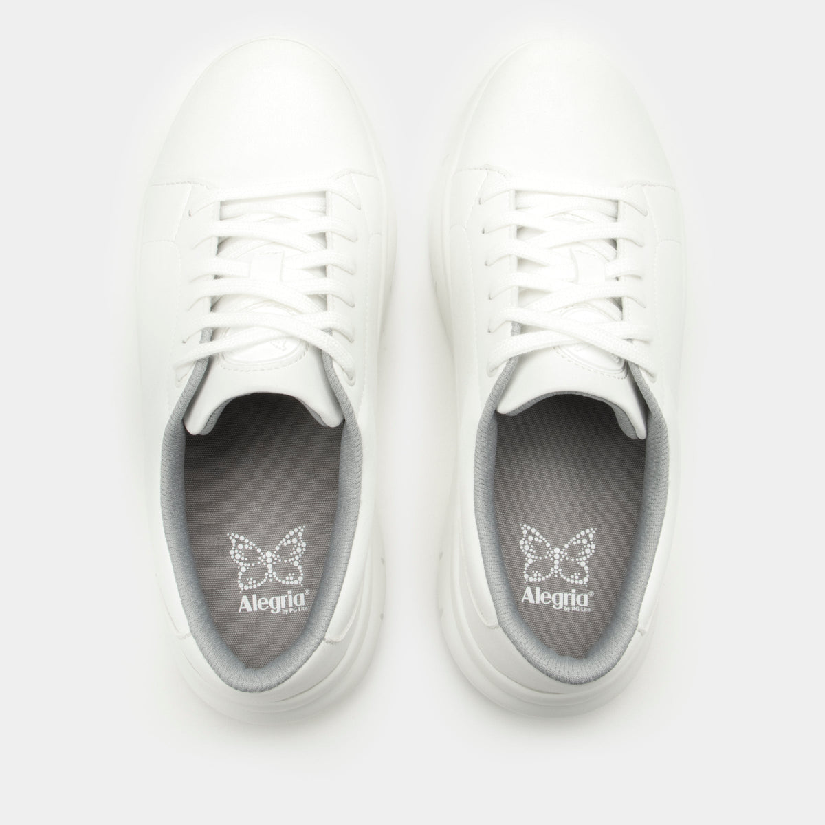 Alegria Flote White Shoe