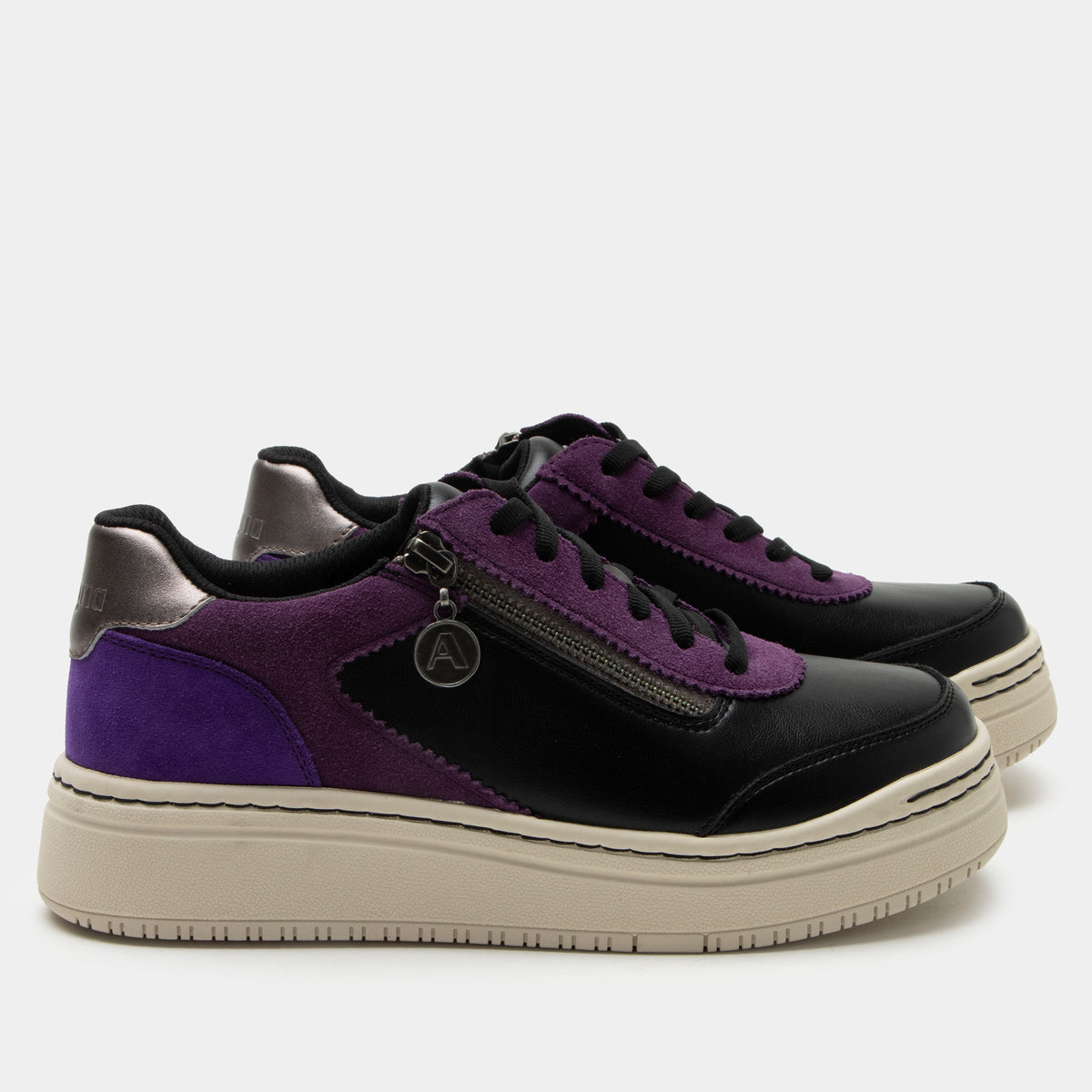 Alegria Averie Black Purple Shoe