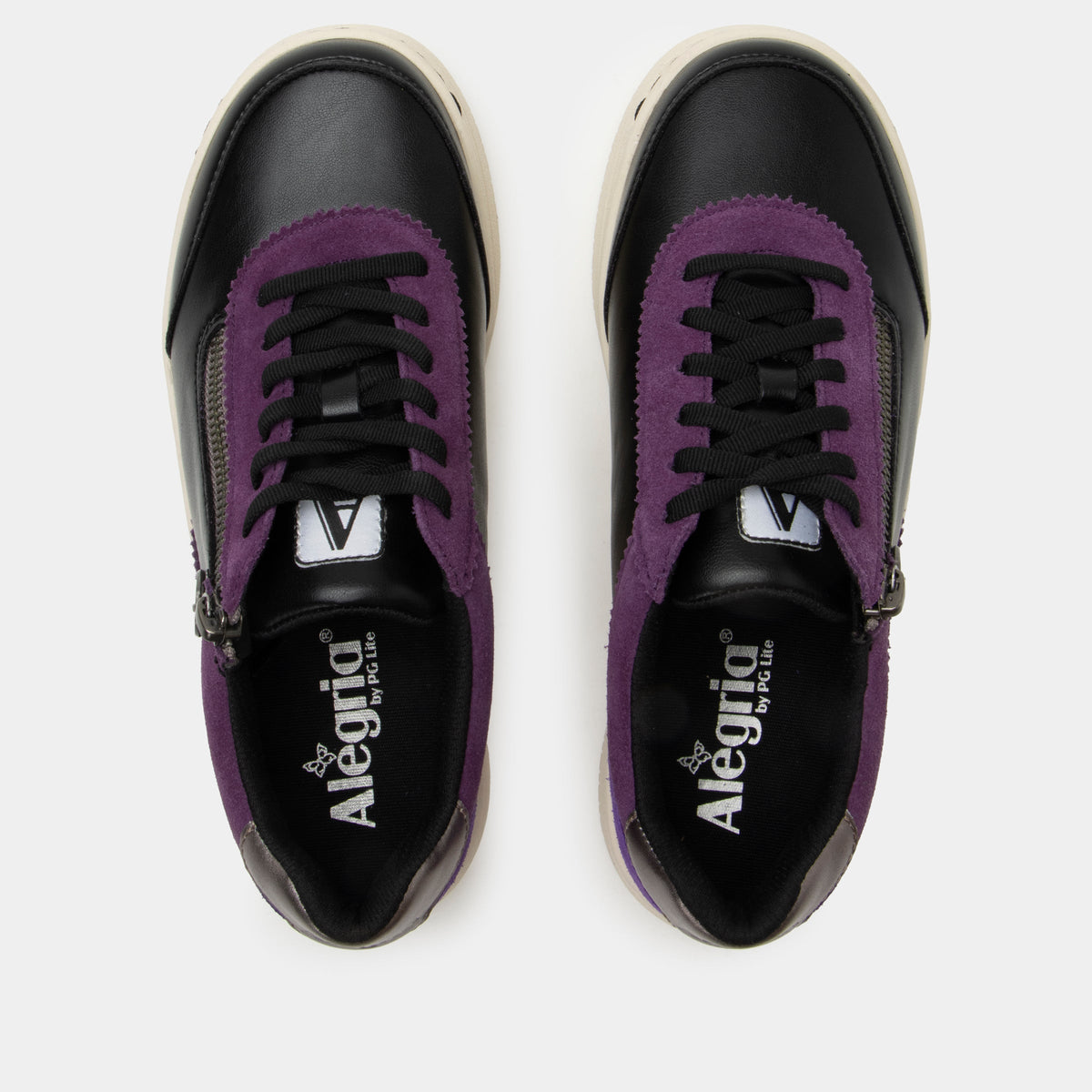 Alegria Averie Black Purple Shoe