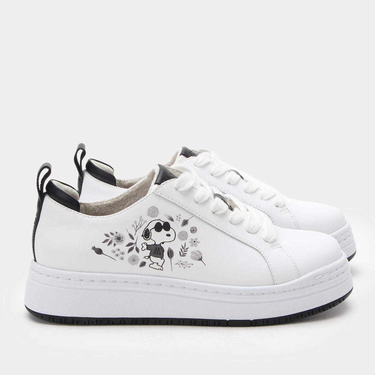 Alegria Adysen In Flowers Black/White Shoe