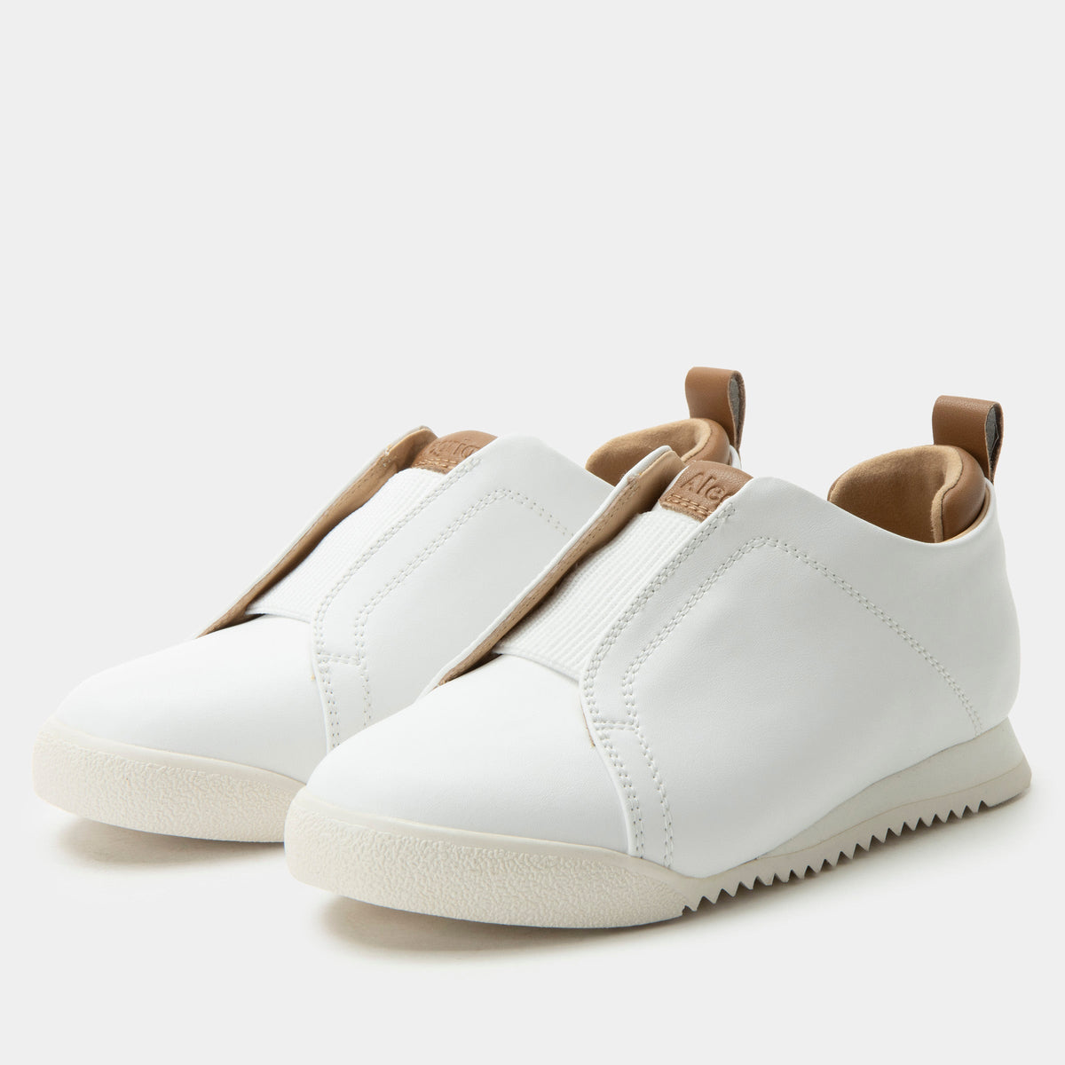 Alegria Reah White Shoe