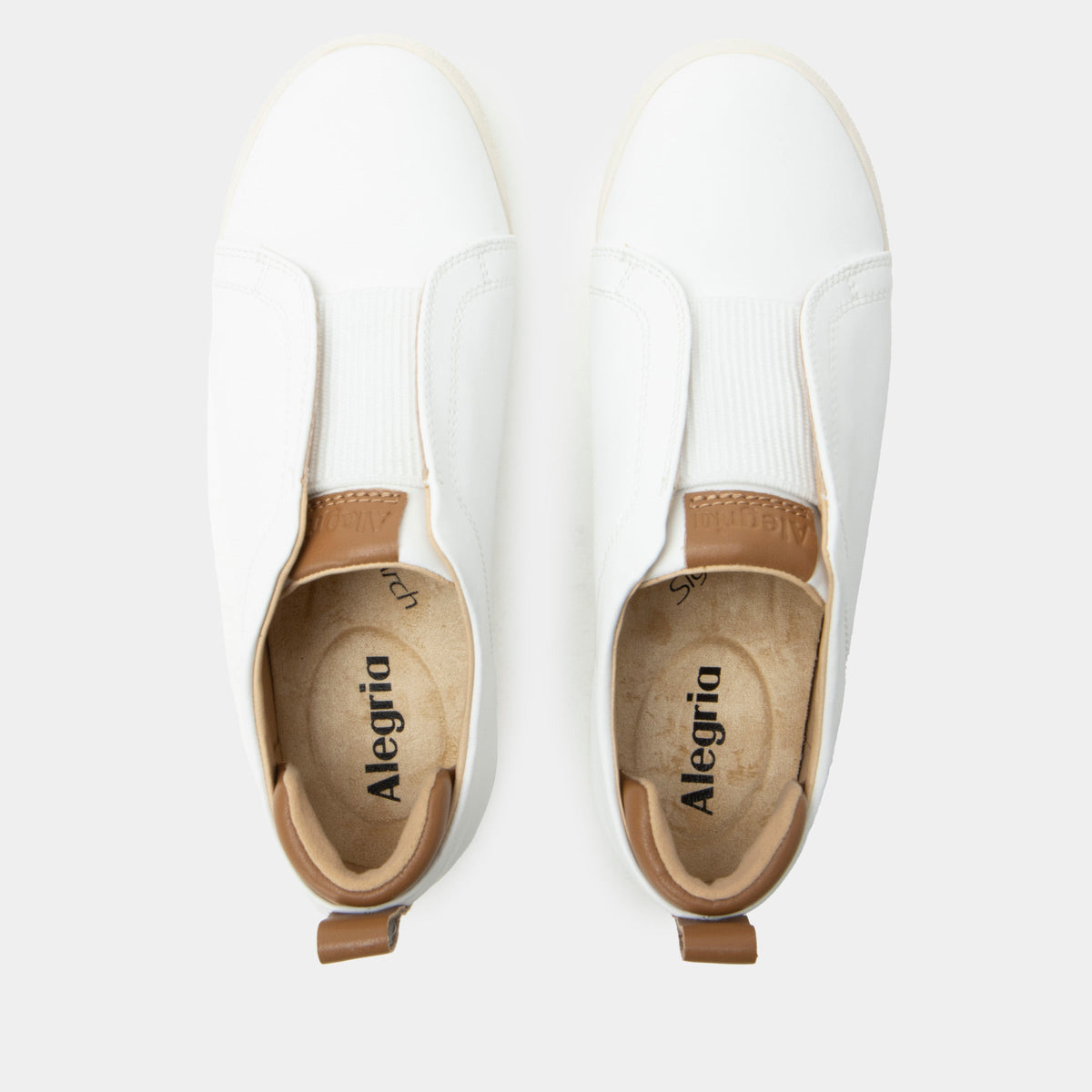Alegria Reah White Shoe
