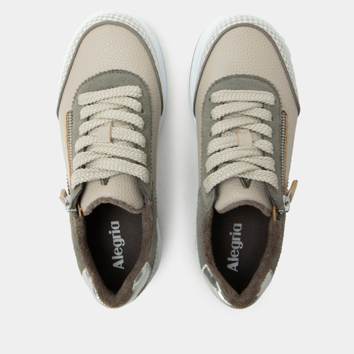 Alegria Averie Houndstooth Grey Shoe