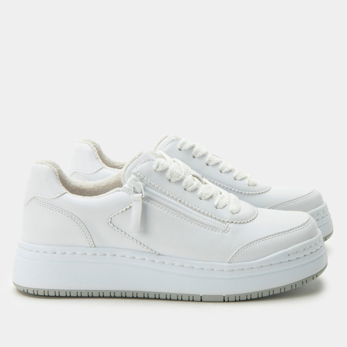 Alegria Averie Retro White Shoe