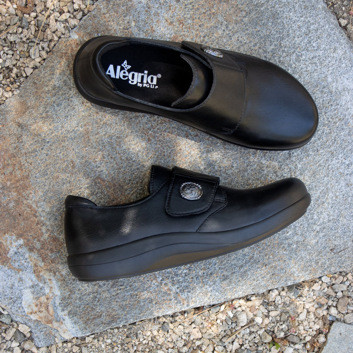 Alegria Spright Black Smooth Shoe