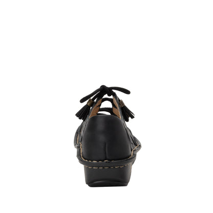 Alegria Valerie Black Burnish Sandal