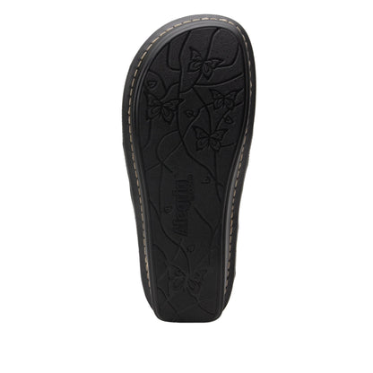 Alegria Valerie Black Burnish Sandal