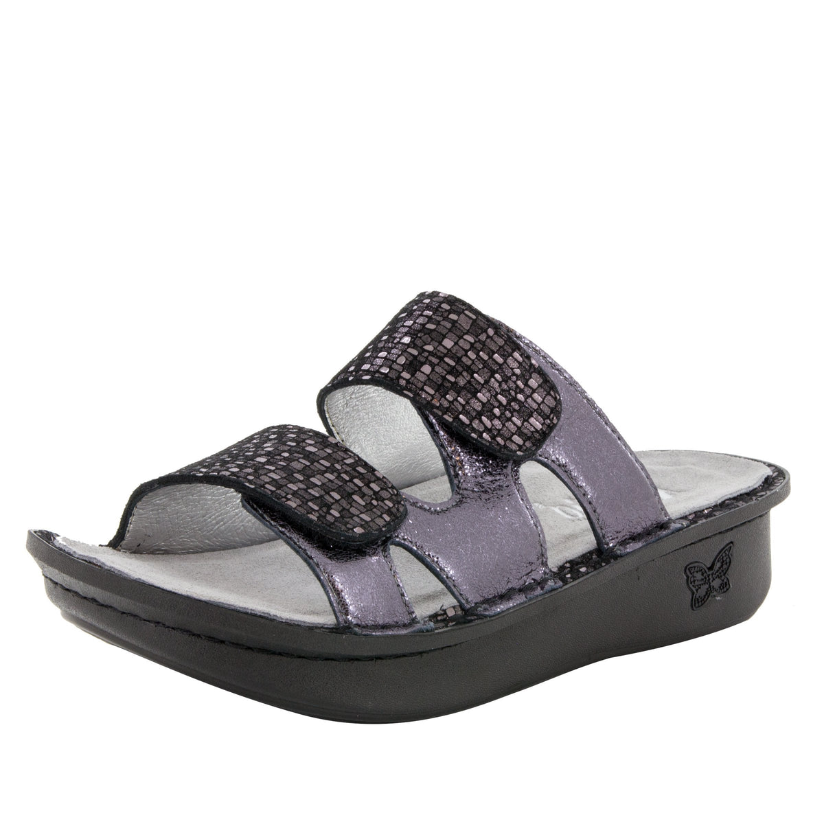 Alegria Camille Tile Me More Pewter Sandal