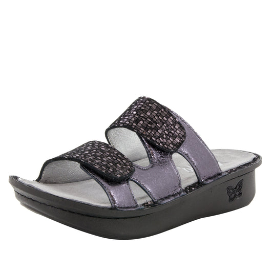 Alegria Camille Tile Me More Pewter Sandal