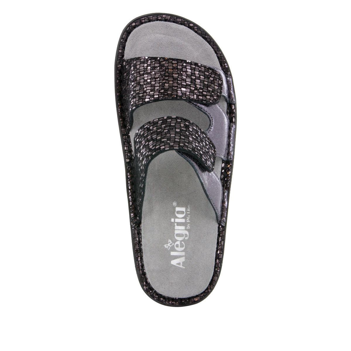 Alegria Camille Tile Me More Pewter Sandal