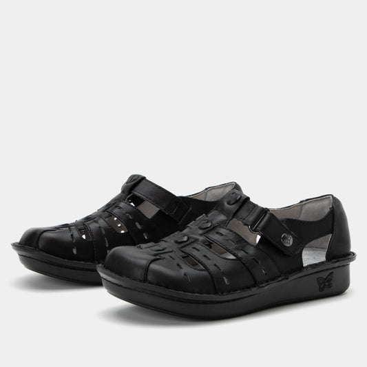 Alegria Pesca Black Butter Sandal