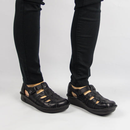 Alegria Pesca Black Butter Sandal