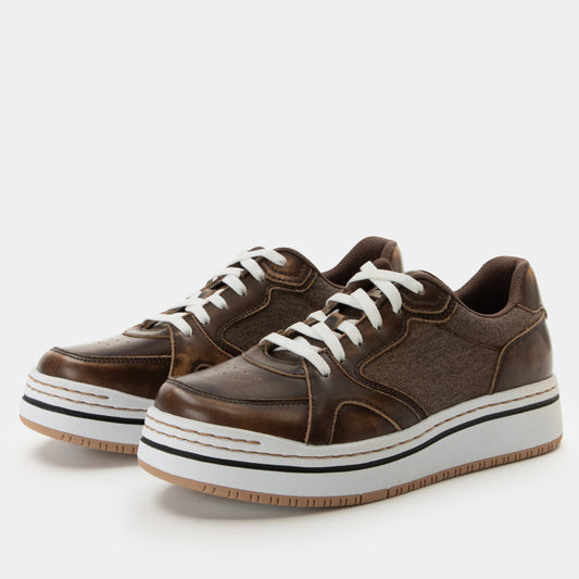 Alegria Alyster Brown Shoe