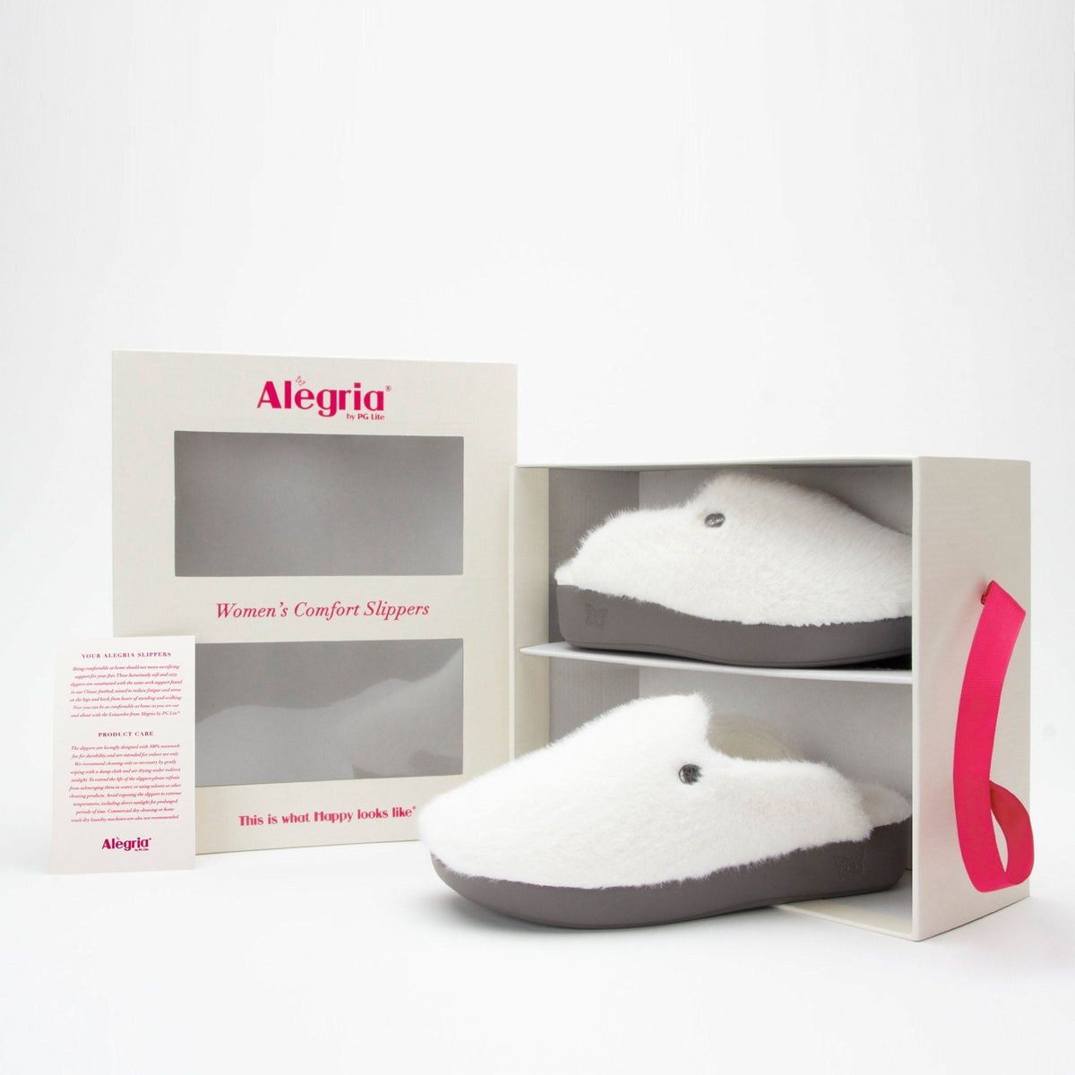 Alegria Leisurelee 2 White Slipper
